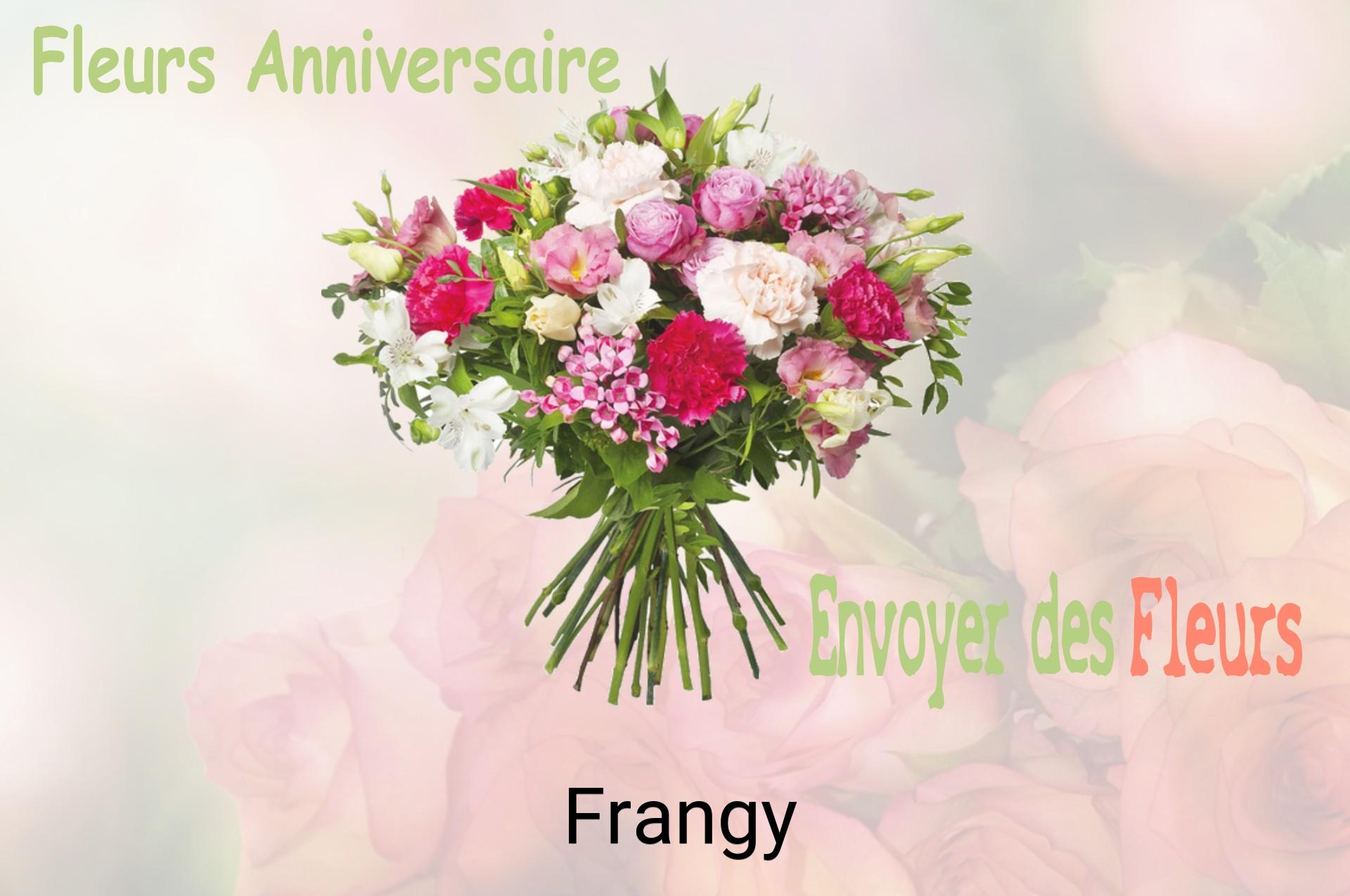 Bouquet de fleurs d’anniversaire livré à Frangy