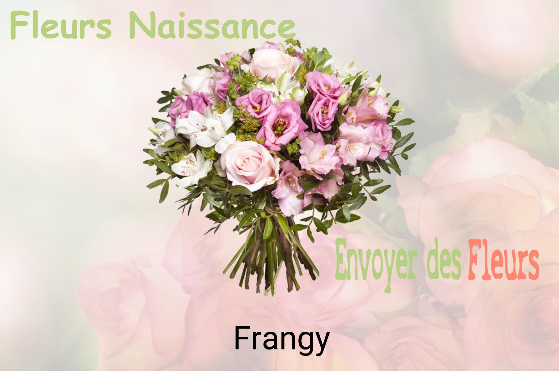 Bouquet de fleurs de naissance livré à Frangy